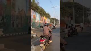 Wall art at highway | jogeshwari #shorts #youtubeshorts #shortsfeed