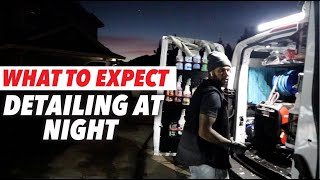 What To Expect Detailing At Night - Hunter's Mobile Detailing