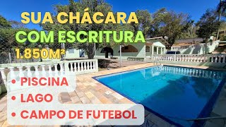 Cód. 101 - OPORTUNIDADE! CHÁCARA  Á VENDA EM IBIÚNA - SP, COM PISCINA E LAGO!