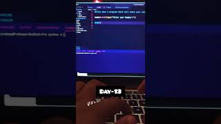 Day-13 Learning python from scratch #python #coding  #rom #tech #technology #trending