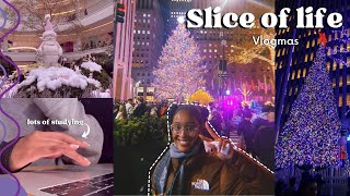 Vlogmas: finals season at uni | baking | studying | nyc trip | slice of life✨