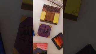 Acrylic paintings for beginners #easy painting #beautiful scenery#youtube shorts #shorts