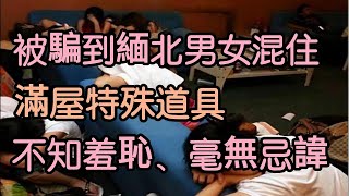 他找工作被骗去缅北，拥挤的4人间上下铺，而且是男女溷住，满屋特殊道具，做那事毫无羞耻。毕竟，活下去最重要