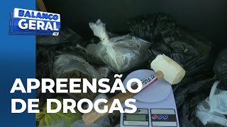 Polícia realizou grande apreensão de drogas na Zona Norte