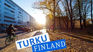 Autumn Walking in Turku, Finland - October 2024 [4K]