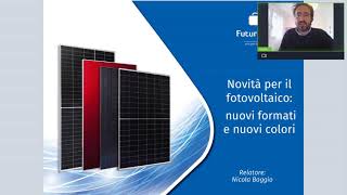 Webinar:  Novità per il fotovoltaico Nuovi formati e nuovi colori