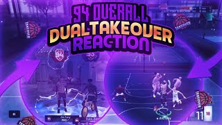 94 OVERALL REACTION DOUBLE TAKEOVER BADGE UNLOCKED | REP UP FAST NBA 2K19 | ATC TONY + DUKE DENNIS