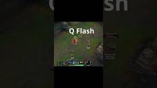 Yasuo Flash Q VS Q Flash #shorts