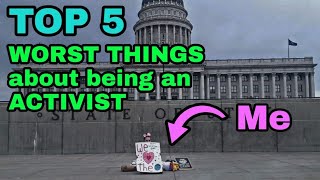 Top 5 WORST things about being a CLIMATE ACTIVIST (trolls, hatred, scandals...)