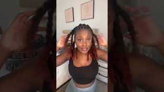 Trying #purpleblush on #darkskin #darkskinmakeup #makeupshorts #underblushing #trendshort  #locs