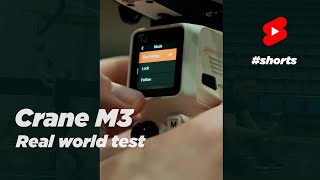 Zhiyun Crane M3 - Real world test #shorts