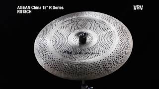 18" China R Series - Silent Cymbal Agean Cymbals