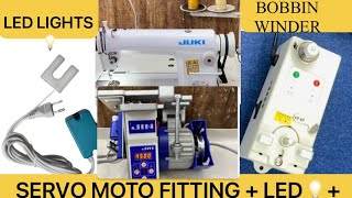 industrial Sewing Machine Servo Motor | Sewing MachineMa LED 💡JIN Bobbin winder Fitting |