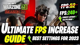 🔧 COD: WARZONE 2.0 SEASON 2 Dramatically increase performance / FPS with any setup! *BEST SETTINGS*