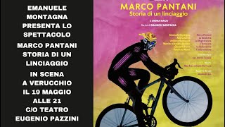 Emanuele Montagna presenta lo spettacolo "Marco Pantani - Storia di un linciaggio" - Vita da Attore