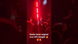 Queen Janet reigned over ATL last night #atlanta #janetjackson #concertvlog #togetheragaintour