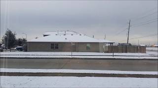 Snow At Rosenberg, Texas-USA