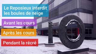 Le cycle d'orientation de Monthey interdit les boules de neige !