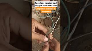 tutorial cara memahami kabel pengapian motor Suzuki smash