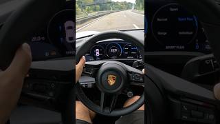 Acceleration with the Porsche Taycan 4s #car #cars #porsche #lamborghini #bugatti #povdrive #shorts