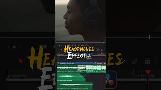 Headphones effect in DaVinci Resolve