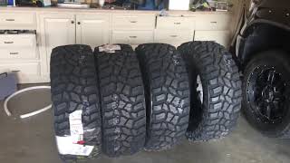 295/70r18 Cooper STT Pro initial thoughts and comparison to stock 285/55r20 BF Goodrich KO tires