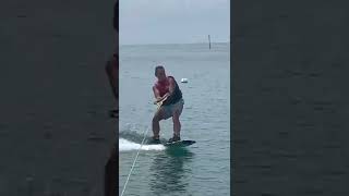 My Dad goes Wake Boarding