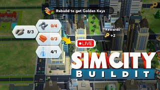 "Watch Us Build a Mega Metropolis LIVE in SimCity BuildIt! 🚀🏙️” #livestreaming #gameing