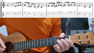 Faithfully (Journey) - Easy Beginner Ukulele Tabs With Playthrough Tutorial Lesson