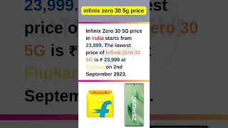 Infinix zero 30 5g price