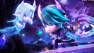 NEW Cinematic Trailer - Aphelios Spirit Blossom PRESTIGE Chibi- TFT: Golden Spatula