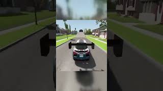 Cars vs Bollards #4 – BeamNG.Drive #shorts