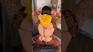 Flowers bun decorate for bridal #shorts #ytshorts #shortfeed #youtubeshorts #shortviral