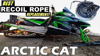 How To Replace Recoil Robe On Arctic Cat M6000, M8000, F8000, XF8000 | Easy, Everything In Details!