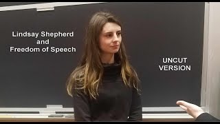 Lindsay Shepherd “Propaganda, Freedom of Speech & Expression in Higher Ed”