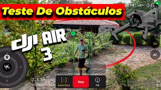 Testamos o Sensor De Obstáculos Do DJI Air 3 !!! Será que funciona ??? Bateu ???