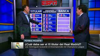 Este es el 11 titular titular del Real Madrid que Hugo Sanchez usaría para enfrentar al Liverpool