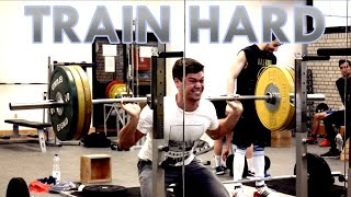 TRAIN HARD || WORKOUT FOOTAGE