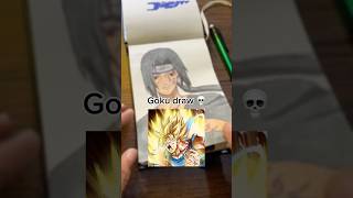 goku drawing ⚡️  ||  draganboll drawing || animedrawing #anime #shorts #art #sketch