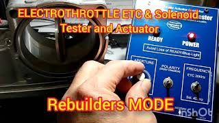 Electronic Throttle and Solenoid Testing