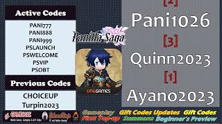 5th New Gift Code Update Panilla Saga