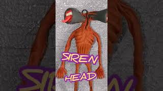 Сиреноголовый / Terrible Siren Head / Trevor Henderson / Лепка из пластилина #shorts