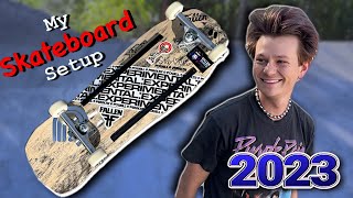 My skateboard set up 2023