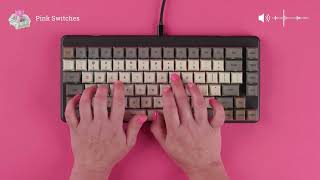 Sounds of the Launch Keyboard? Silent Pink switches!