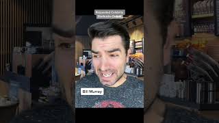 Celebs at Starbucks, Ryan Reynolds, Bill Murray, Alan Rickman & Jeff Goldblum  | tiktok therupple