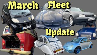 March 2023 fleet update (Jaguar, Citroen, Volkswagen, MG, Ford)