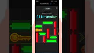 Hamster kombat mini Game 24 November puzzle game | Puzzle game Solved | Hamster kombat