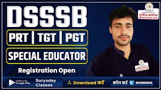 DSSSB 2024 | New Vacancy | Syllabus | Exam Pattern | PRT/ TGT/ PGT Full Details By Suryoday Classes