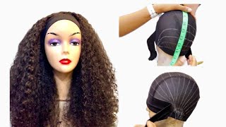 HEADBAND WIG TUTORIAL / WITHOUT CUTTING THE WEFT