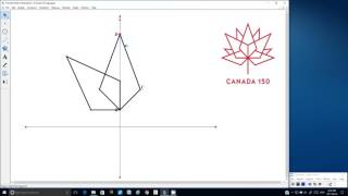 Drawing the Canada 150 Logo Using GSP Part 2